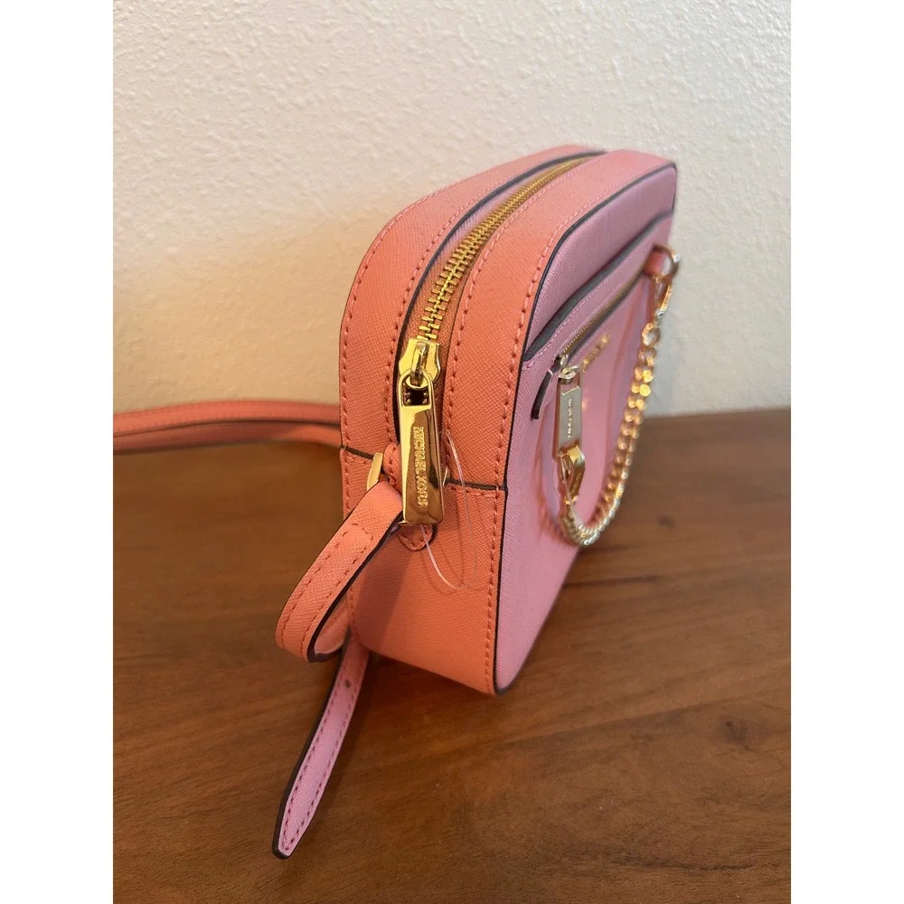Michael Kors Jet Set Large EW Chain Crossbody Bag Primrose Pink